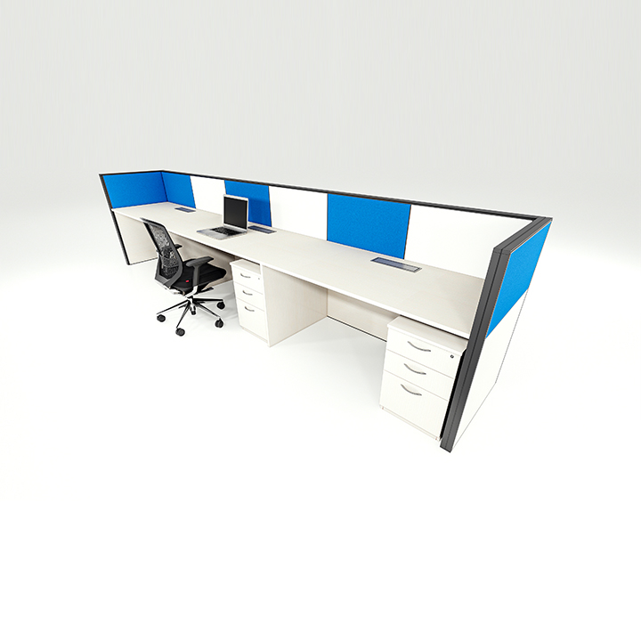 Nonsharing Workstation - 3 seater